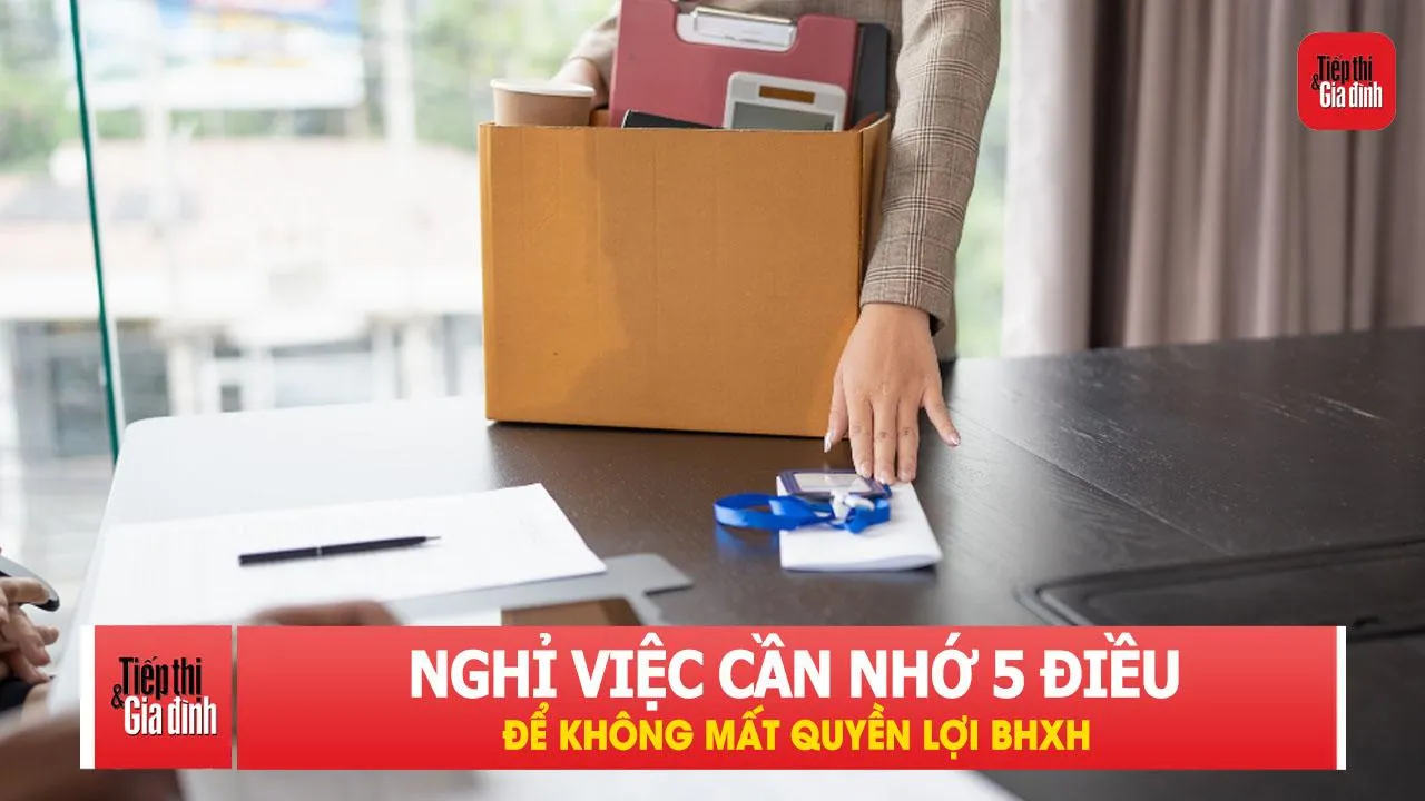 Nghỉ việc, người lao động cần nắm rõ 5 điều này để không mất quyền lợi BHXH