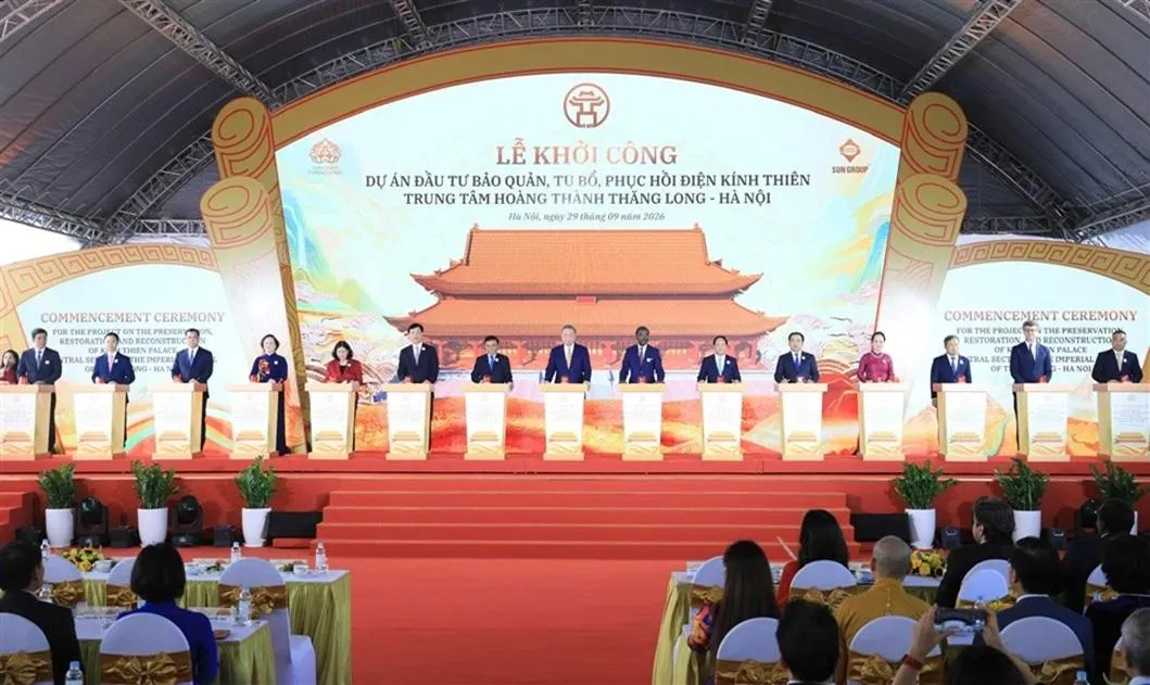 Khởi công Dự án đầu tư bảo quản, tu bổ, phục hồi Điện Kính Thiên