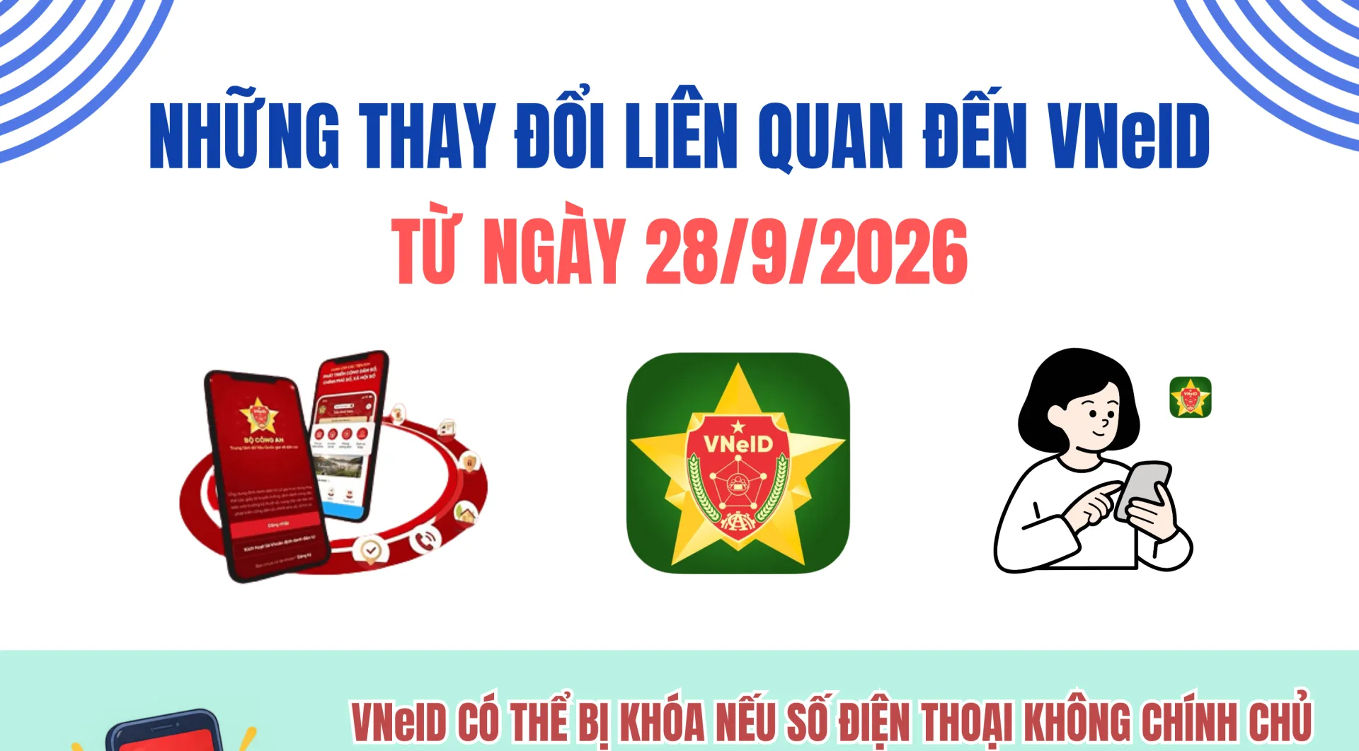 Những thay đổi quan trọng về VNeID có hiệu lực từ 28/9/2026 mà bạn cần biết