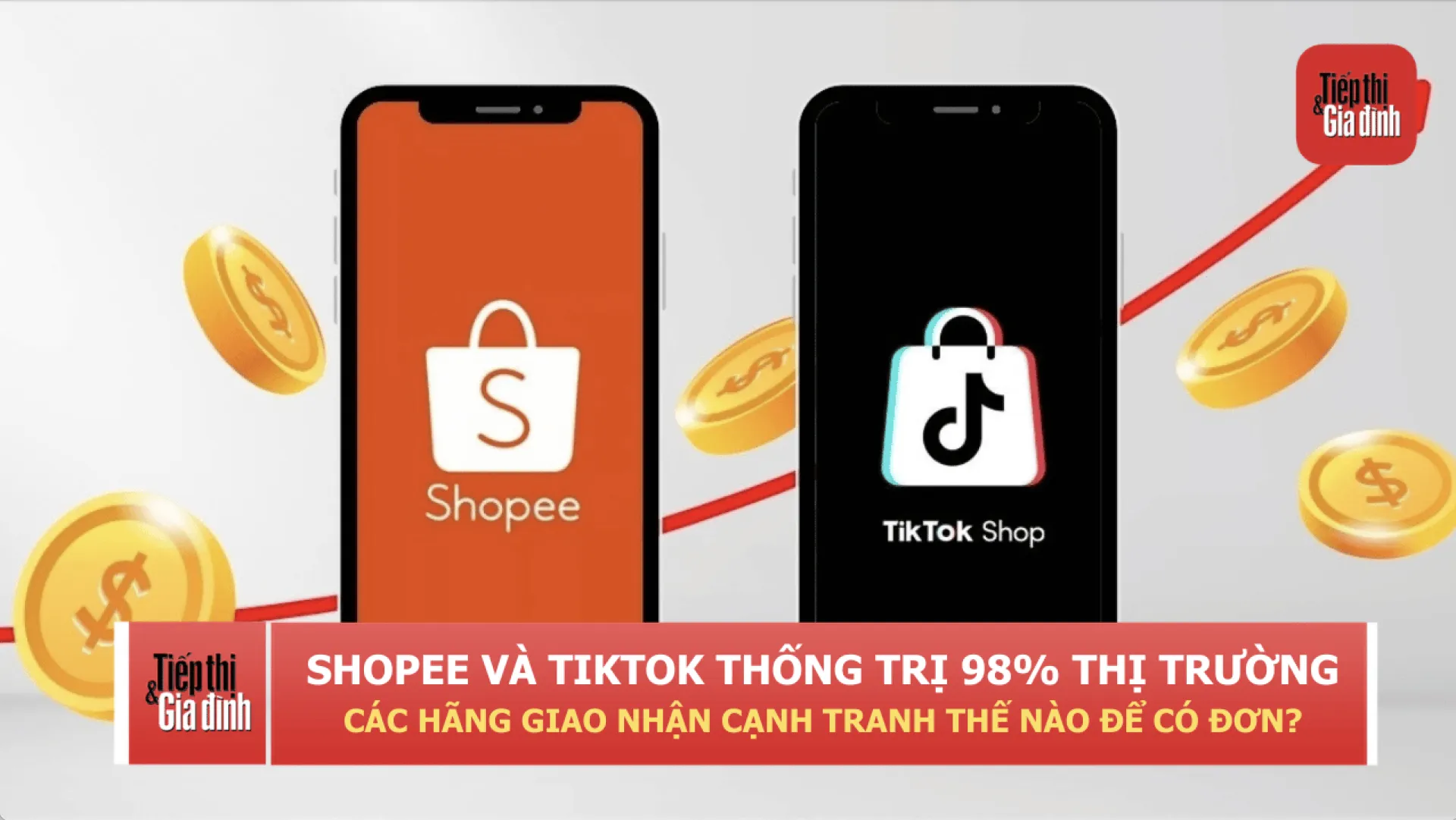 Shopee và TikTok thống trị 98% thị trường, các hãng giao nhận cạnh tranh thế nào để có đơn?