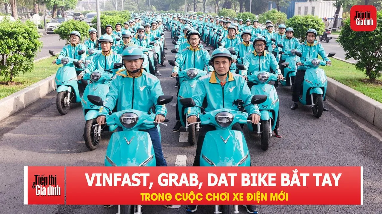 Chưa từng có: VinFast, Grab, Dat Bike bắt tay trong cuộc chơi xe điện mới