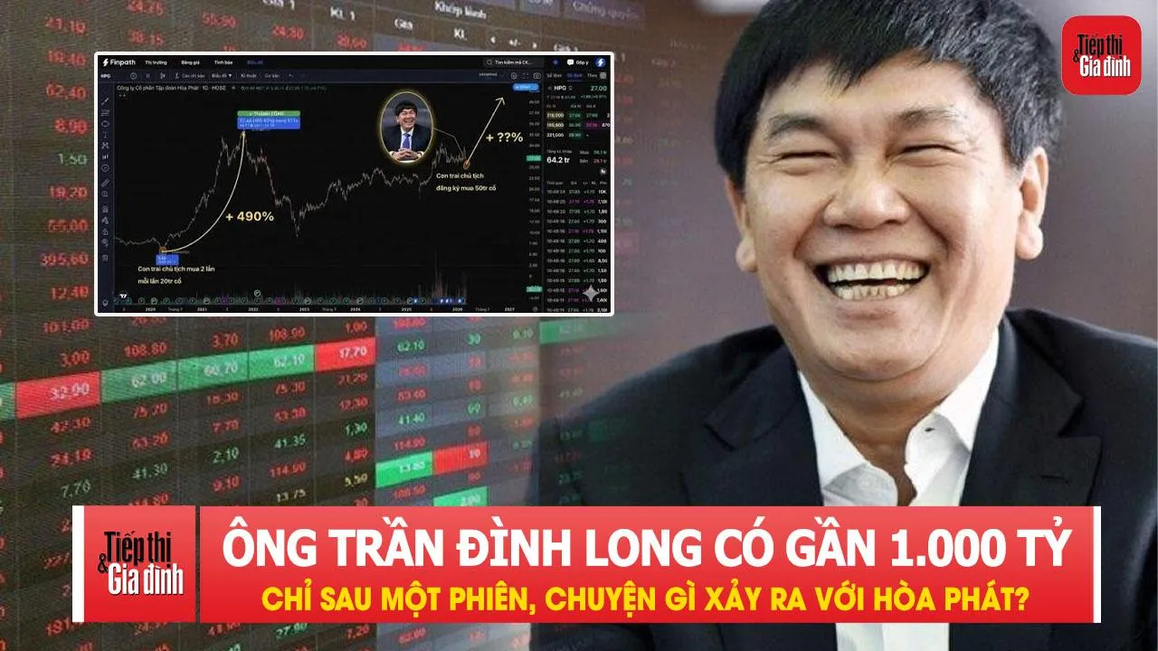 ‘Vua thép’ Trần Đình Long lấy lại gần 1.000 tỷ chỉ sau một phiên, chuyện gì xảy ra với Hòa Phát?