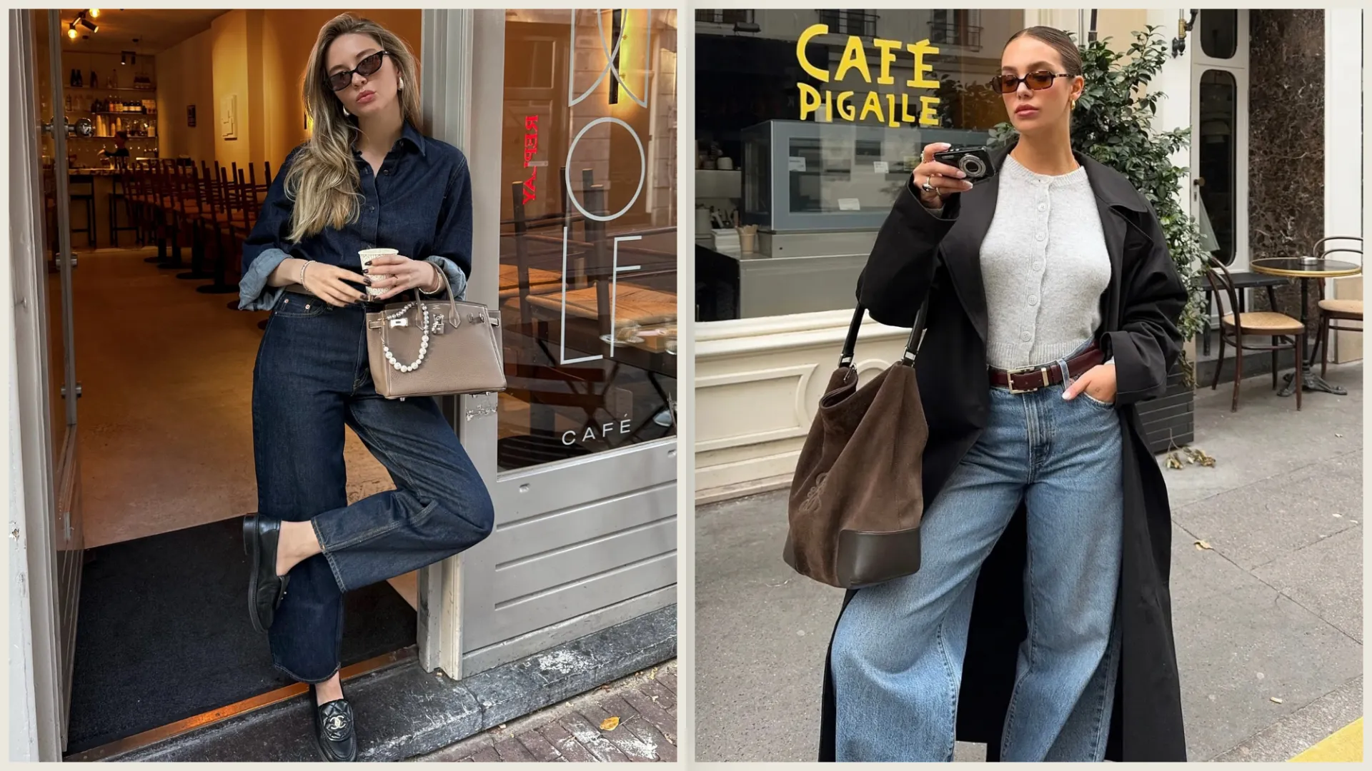 5 công thức phối quần jeans mùa thu thanh lịch, thời trang như gái Pháp