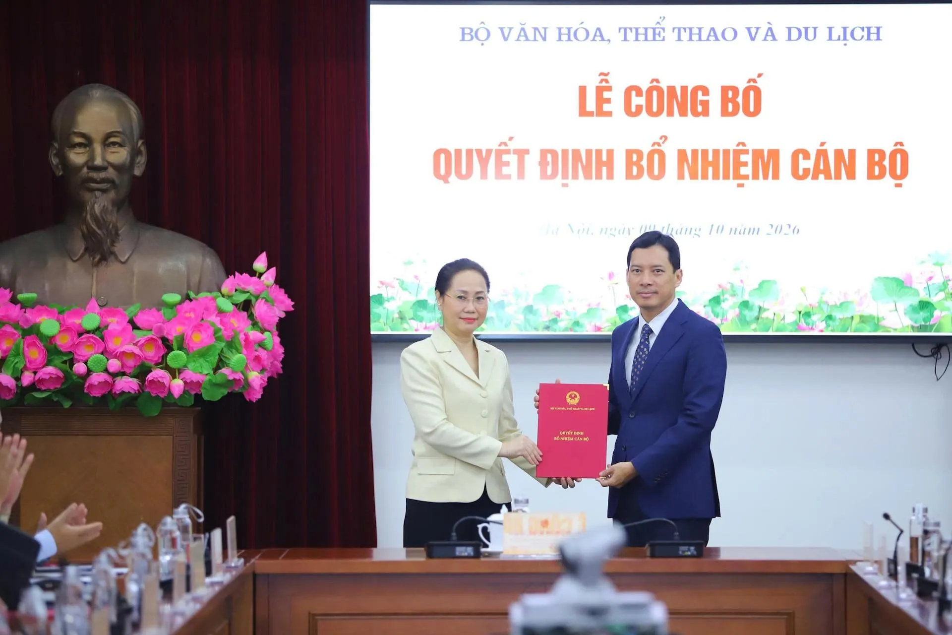 Bộ Văn hóa, Thể thao và Du lịch điều động, bổ nhiệm nhiều cán bộ lãnh đạo