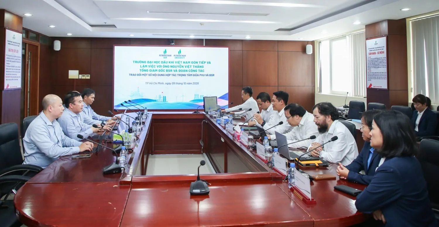 BSR và PVU thảo luận về hợp tác, thúc đẩy nghiên cứu khoa học và phát triển nguồn nhân lực