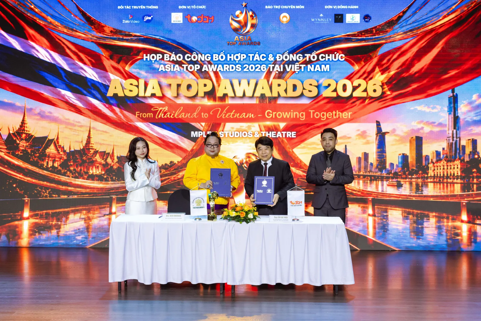 Asia Top Awards 2026 công bố 35 giải thưởng về văn hóa, nghệ thuật, giải trí và 7 hạng mục khối doanh nghiệp