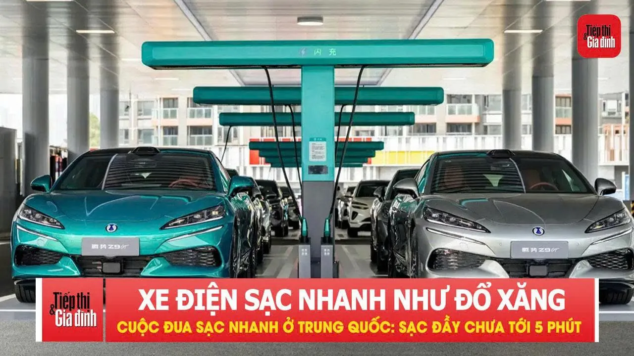 Cuộc đua sạc nhanh tại Trung Quốc: Xe điện sạc chưa tới 5 phút nhanh như đổ xăng