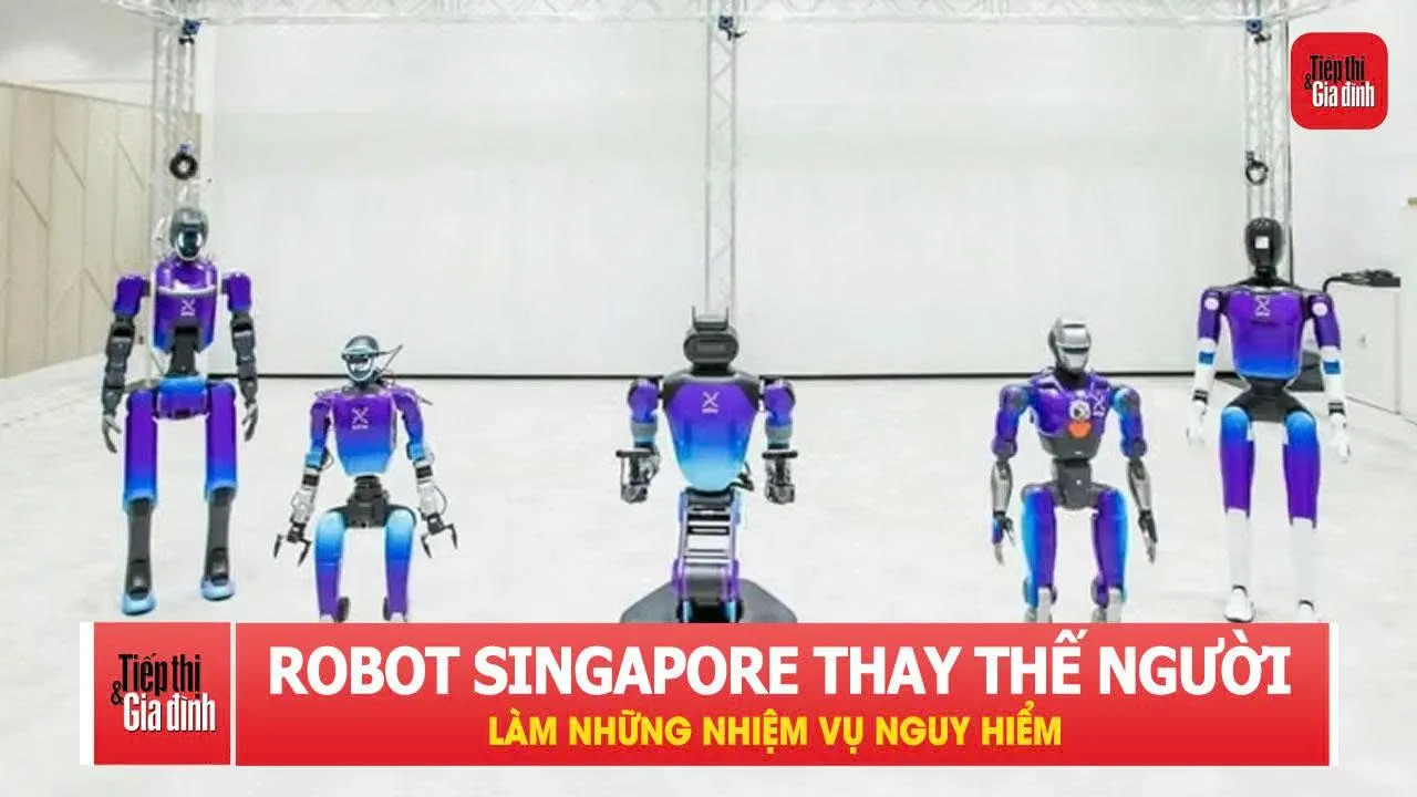 Singapore chuẩn bị đưa robot hình người thay thế con người làm những nhiệm vụ nguy hiểm