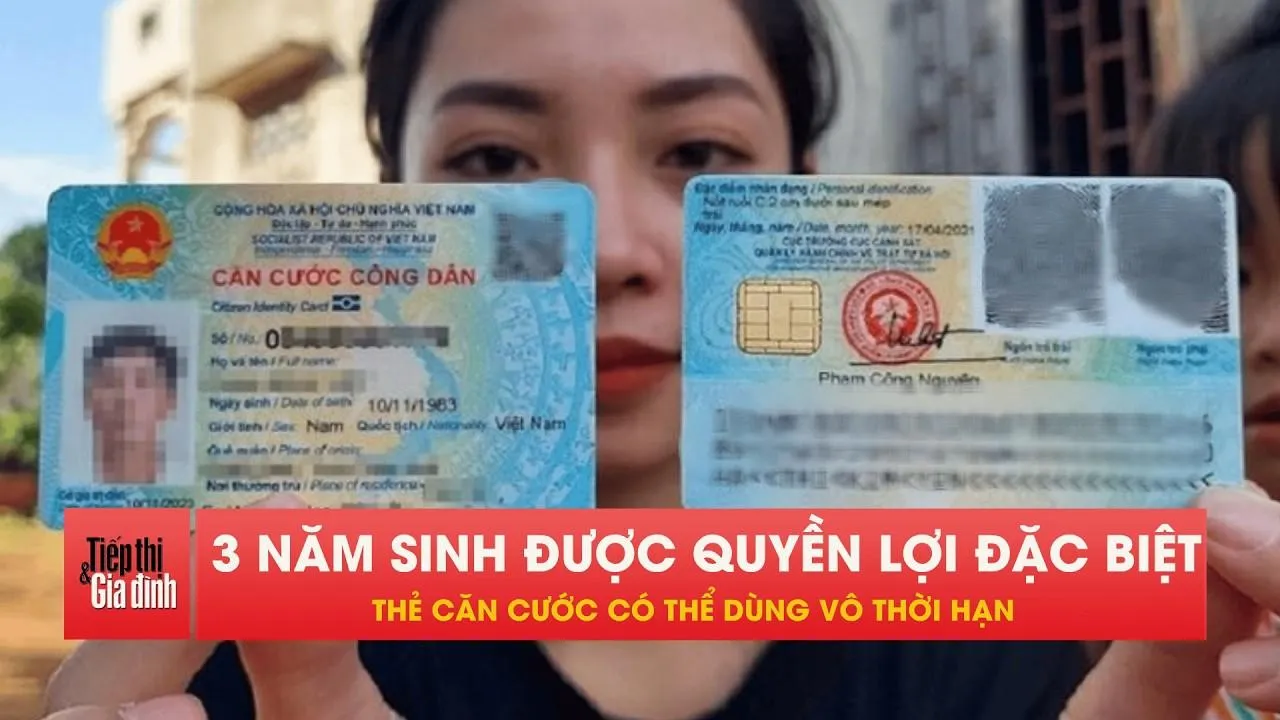 Người sinh 3 năm này làm căn cước trước cuối năm 2026 có lợi gì?