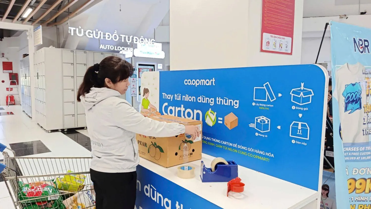 Cùng Co.op chọn túi xanh - giảm túi nylon