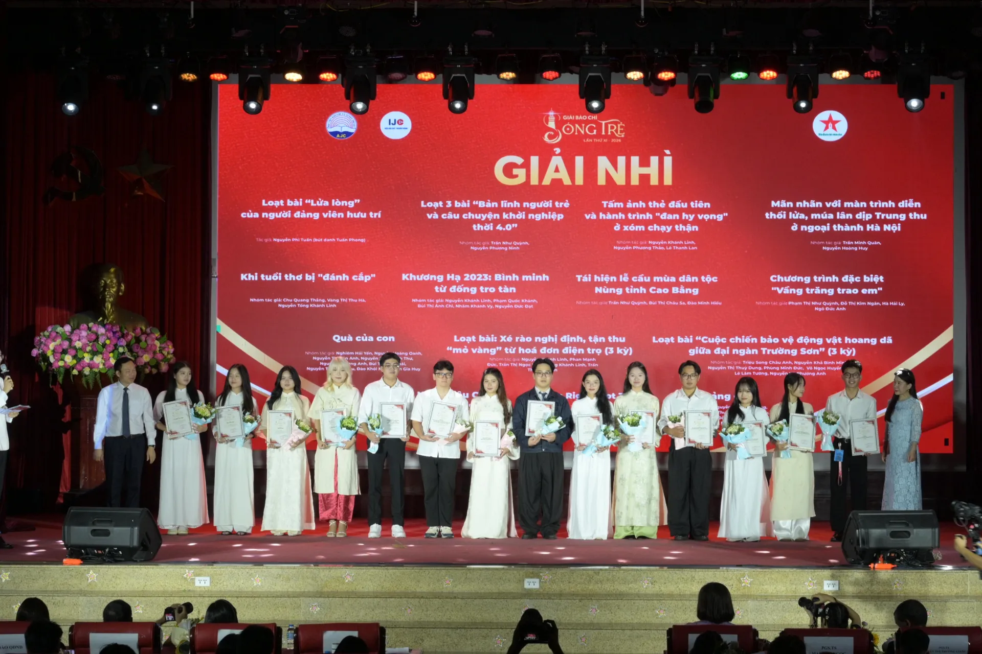 Vinh danh những dấu ấn sáng tạo tại Lễ trao giải Báo chí Sóng trẻ lần thứ XI