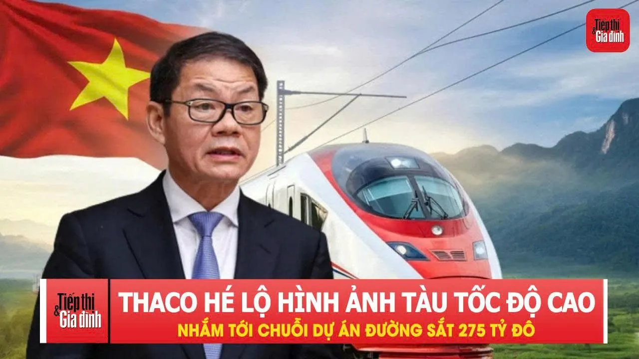 THACO hé lộ hình ảnh đầu tiên về tàu tốc độ cao, nhắm tới chuỗi dự án đường sắt 275 tỷ USD