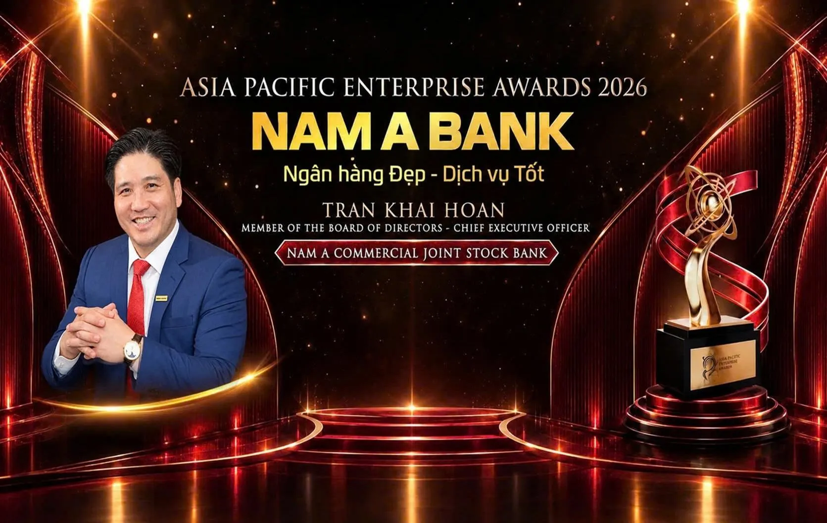 Nam A Bank tiếp tục được vinh danh tại nhiều giải thưởng uy tín trước thềm kỷ niệm 34 năm
