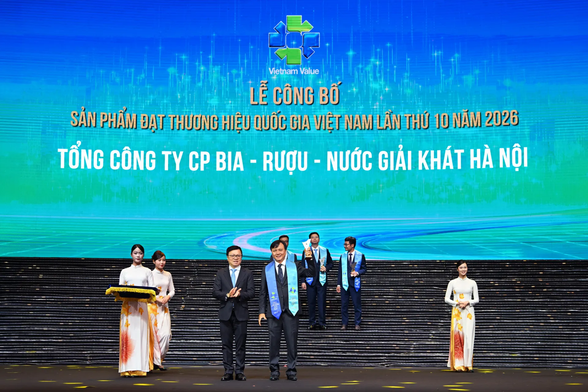 HABECO 8 lần liên tiếp được vinh danh Thương hiệu Quốc gia Việt Nam