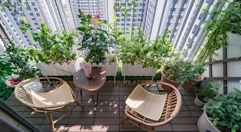 Muốn nhà sáng và thoáng hơn, đừng bỏ qua cách bố trí ban công đơn giản này