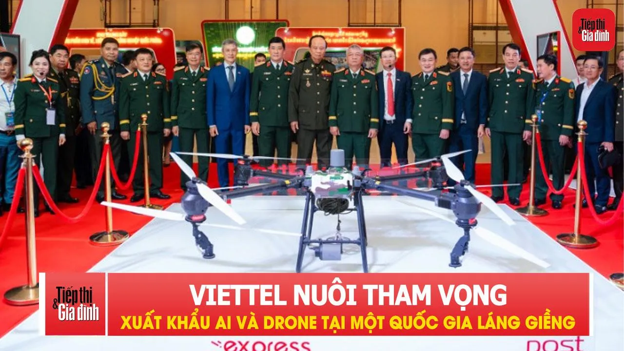 Viettel nuôi tham vọng xuất khẩu AI và drone tại một quốc gia láng giềng
