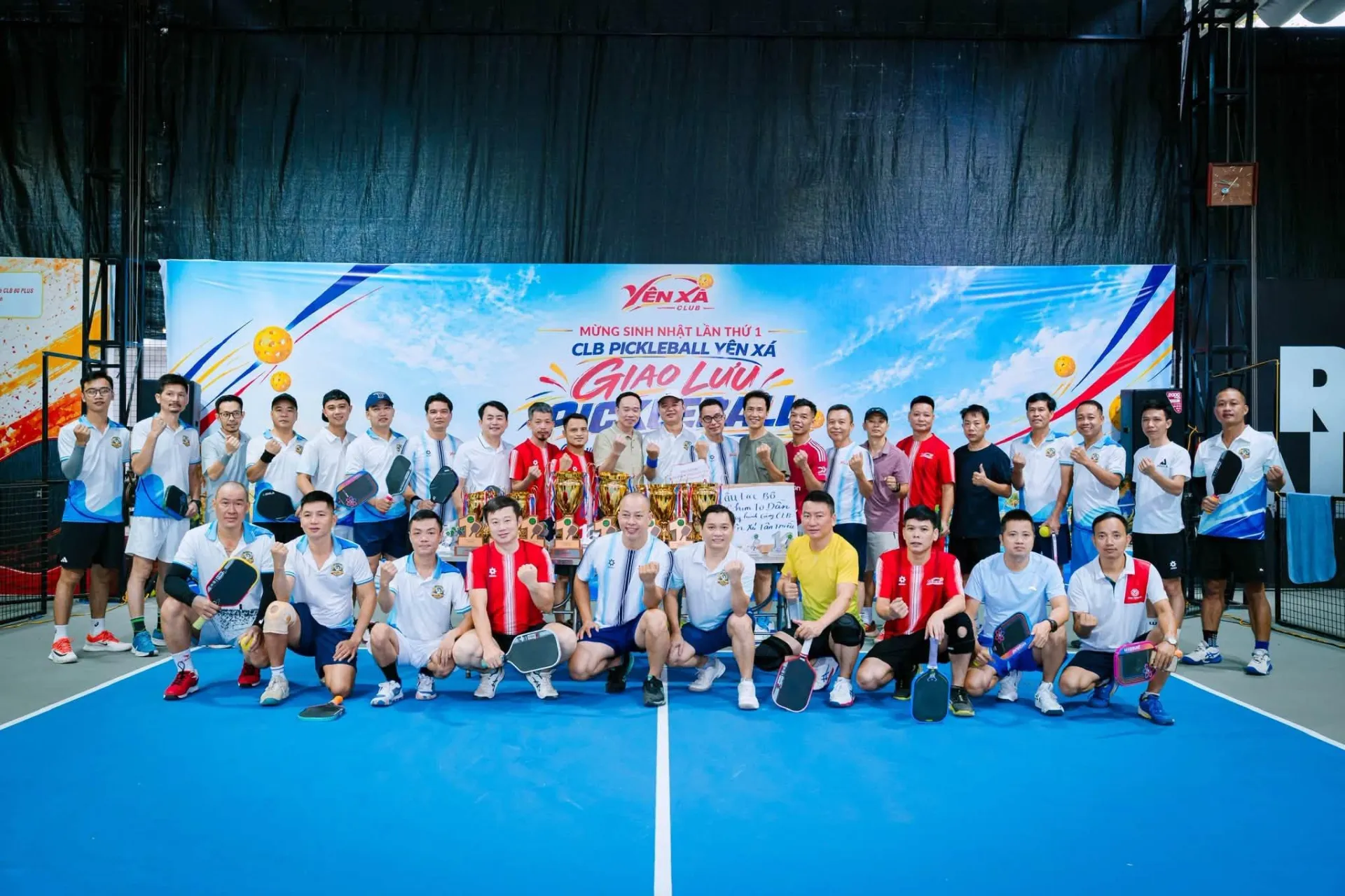 CLB Pickleball Yên Xá kỷ niệm một năm thành lập, lan tỏa tinh thần thể thao gắn với thiện nguyện