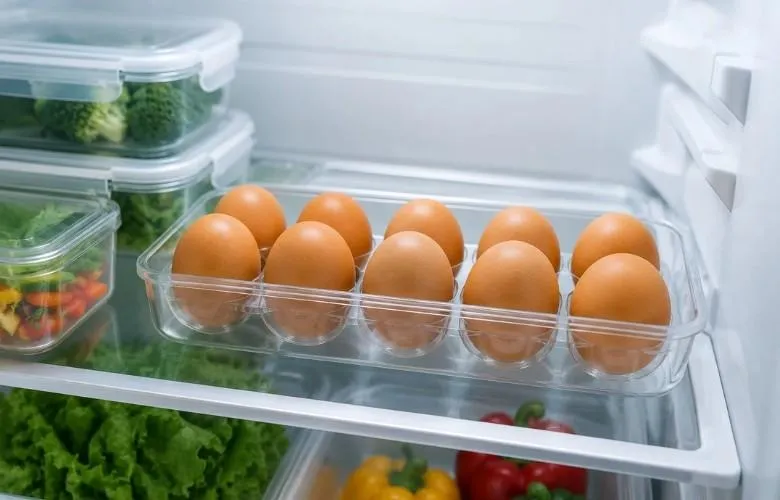 Trứng gà để được bao lâu? Vì sao không nên đặt ở cánh cửa tủ lạnh?