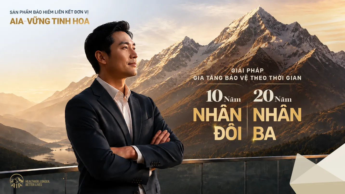 AIA Việt Nam giới thiệu sản phẩm bảo hiểm với giá trị bảo vệ gia tăng theo thời gian