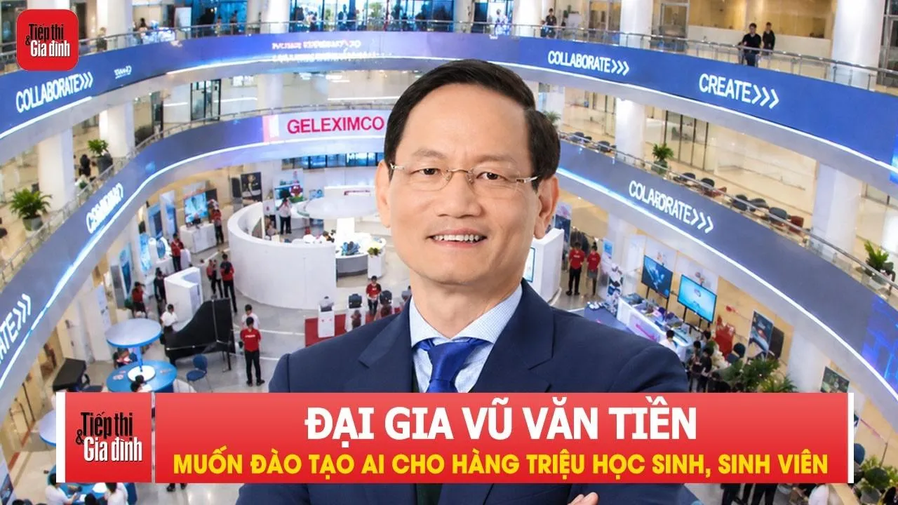 Đại gia Vũ Văn Tiền muốn đào tạo AI cho hàng triệu học sinh, sinh viên