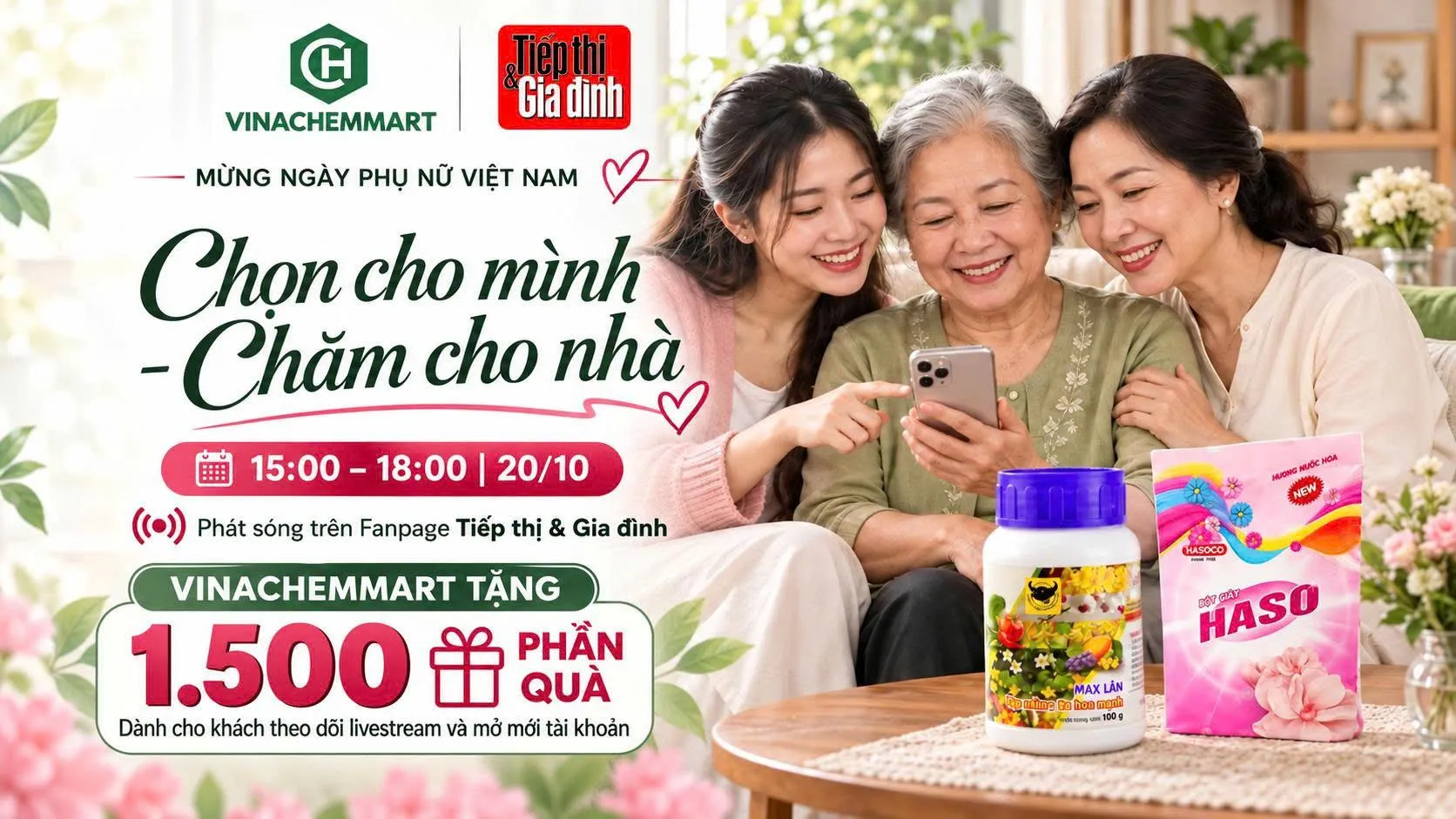 Tạp chí Tiếp thị và Gia đình tổ chức Livestream, tặng 1.500 phần quà nhân Ngày Phụ nữ Việt Nam
