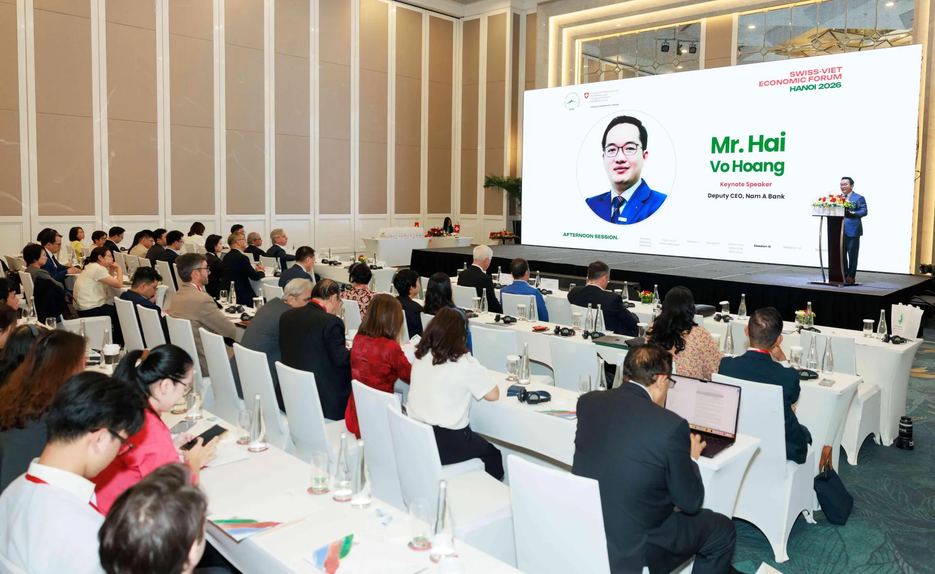 Nam A Bank đồng hành cùng Diễn đàn Kinh tế Việt Nam – Thụy Sĩ 2026: Thúc đẩy dòng chảy nguồn vốn tài trợ chuyển đổi năng lượng