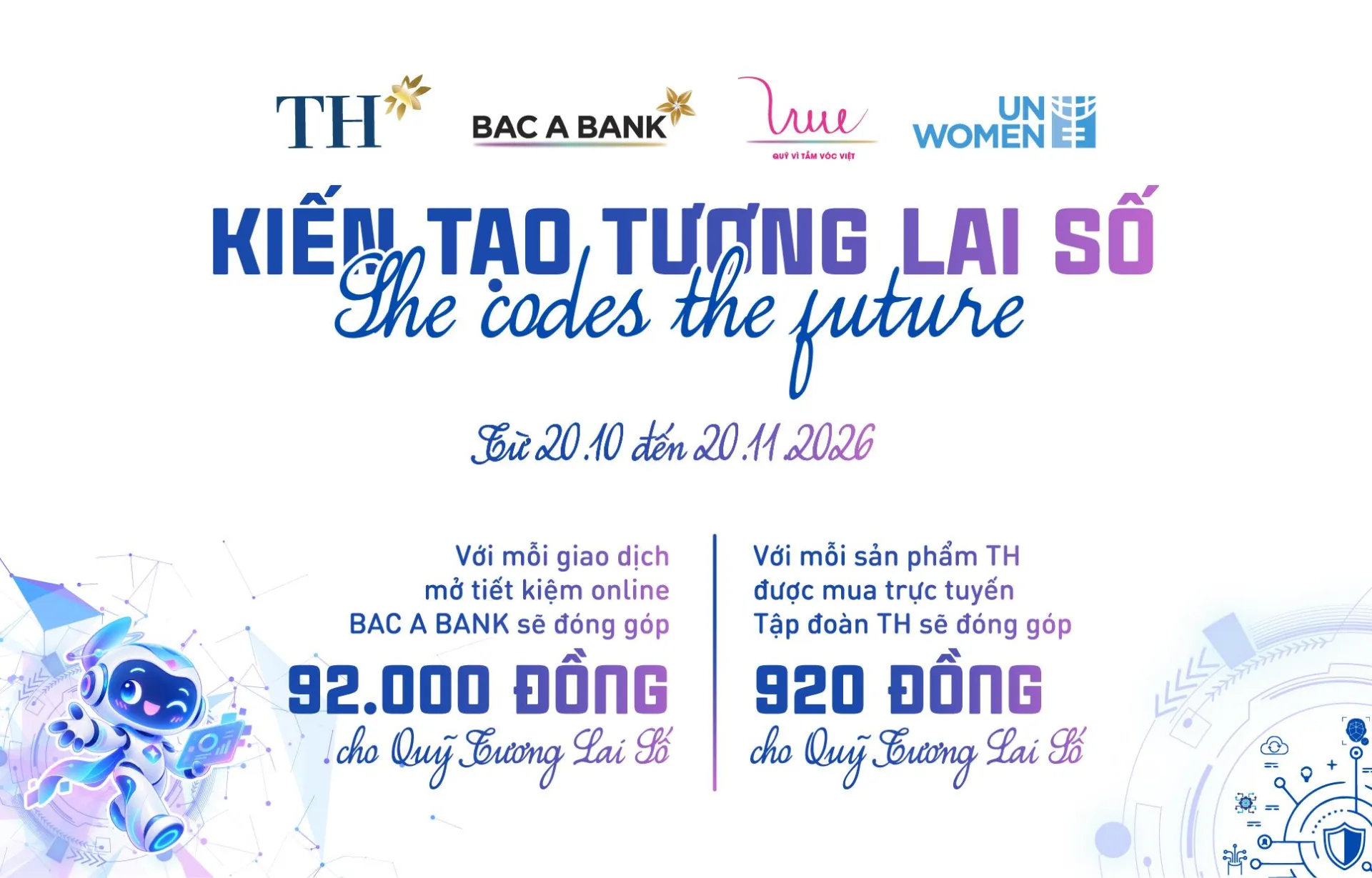 Tập đoàn TH đồng hành cùng 'Kiến tạo tương lai số', mở rộng cơ hội số cho phụ nữ và trẻ em gái