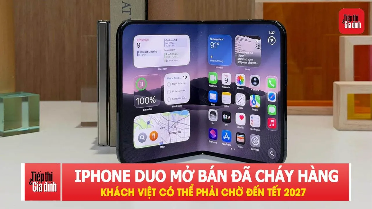 iPhone Duo vừa mở bán đã cháy hàng, khách Việt có thể phải chờ đến Tết 2027