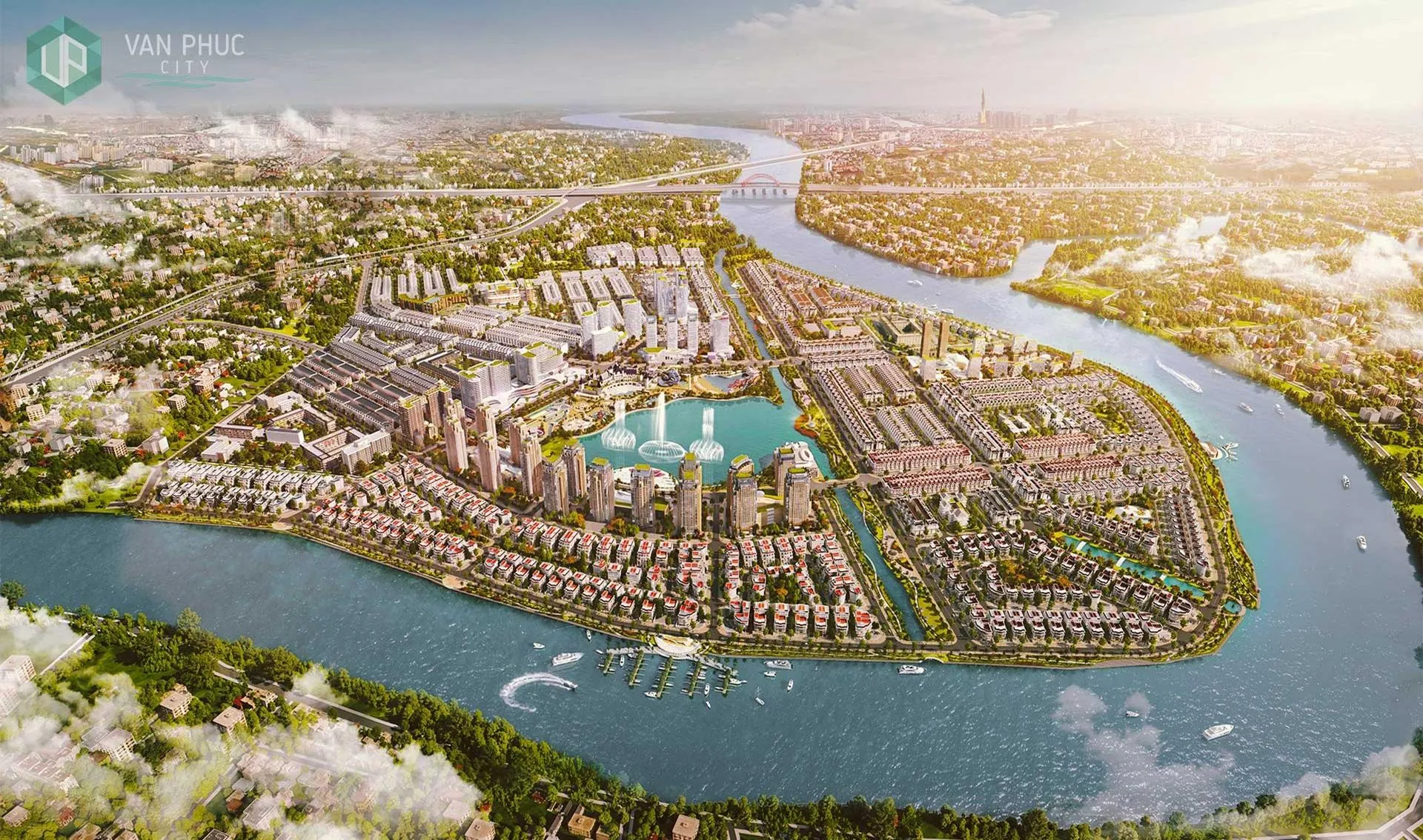 Vạn Phúc City: Khu đô thị ven sông với nhiều lựa chọn nhà thấp tầng