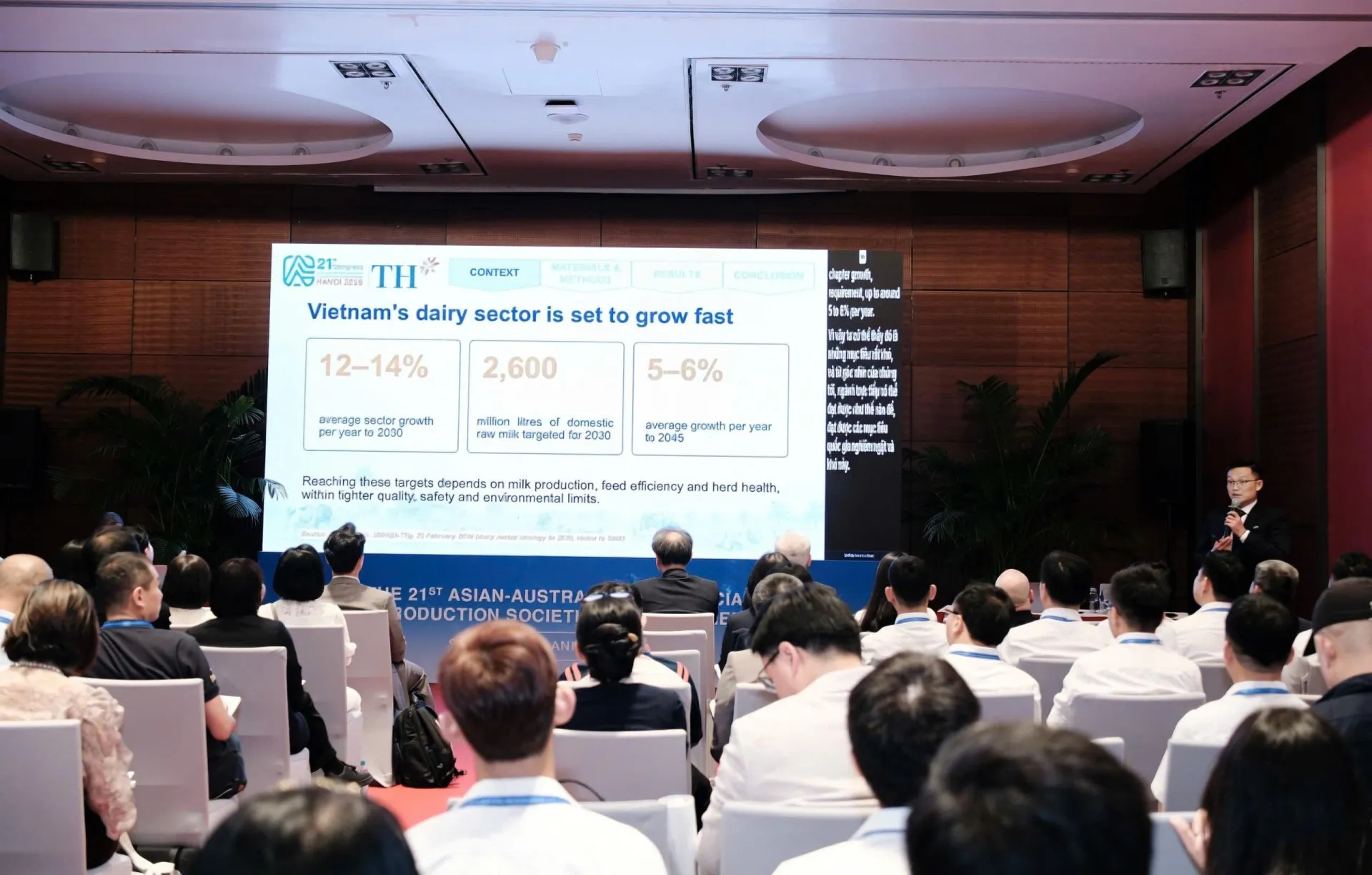 Tạo nên cuộc cách mạng sữa tươi sạch tại Việt Nam, Tập đoàn TH gây chú ý khi mang kinh nghiệm chăn nuôi bền vững đến diễn đàn quốc tế
