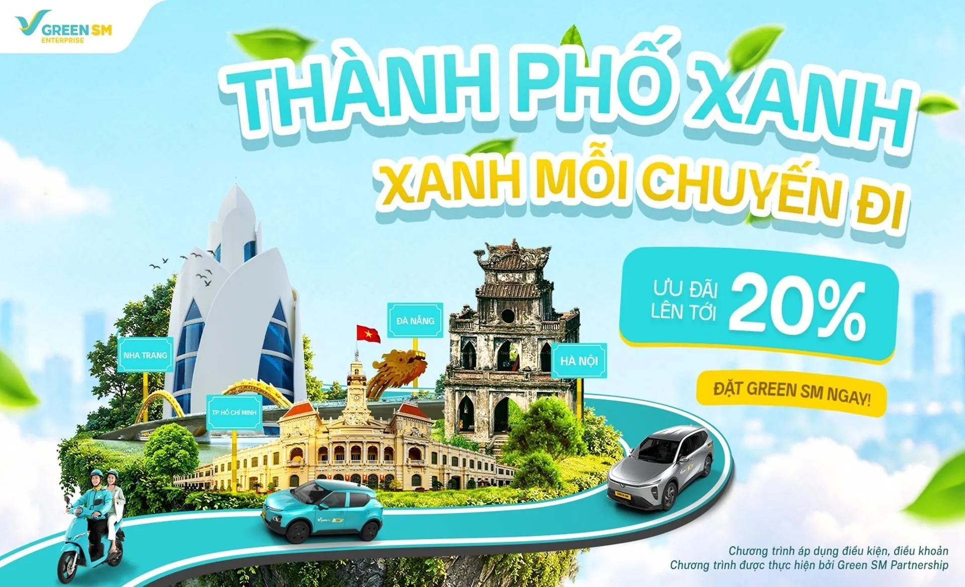 Green SM triển khai chương trình “Thành phố Xanh” – Thúc đẩy giao thông bền vững tại địa phương