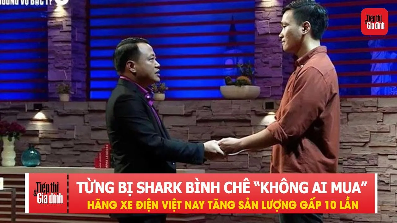 Từng bị Shark Bình chê “không ai mua”, hãng xe điện Việt tăng sản lượng gấp 10 lần