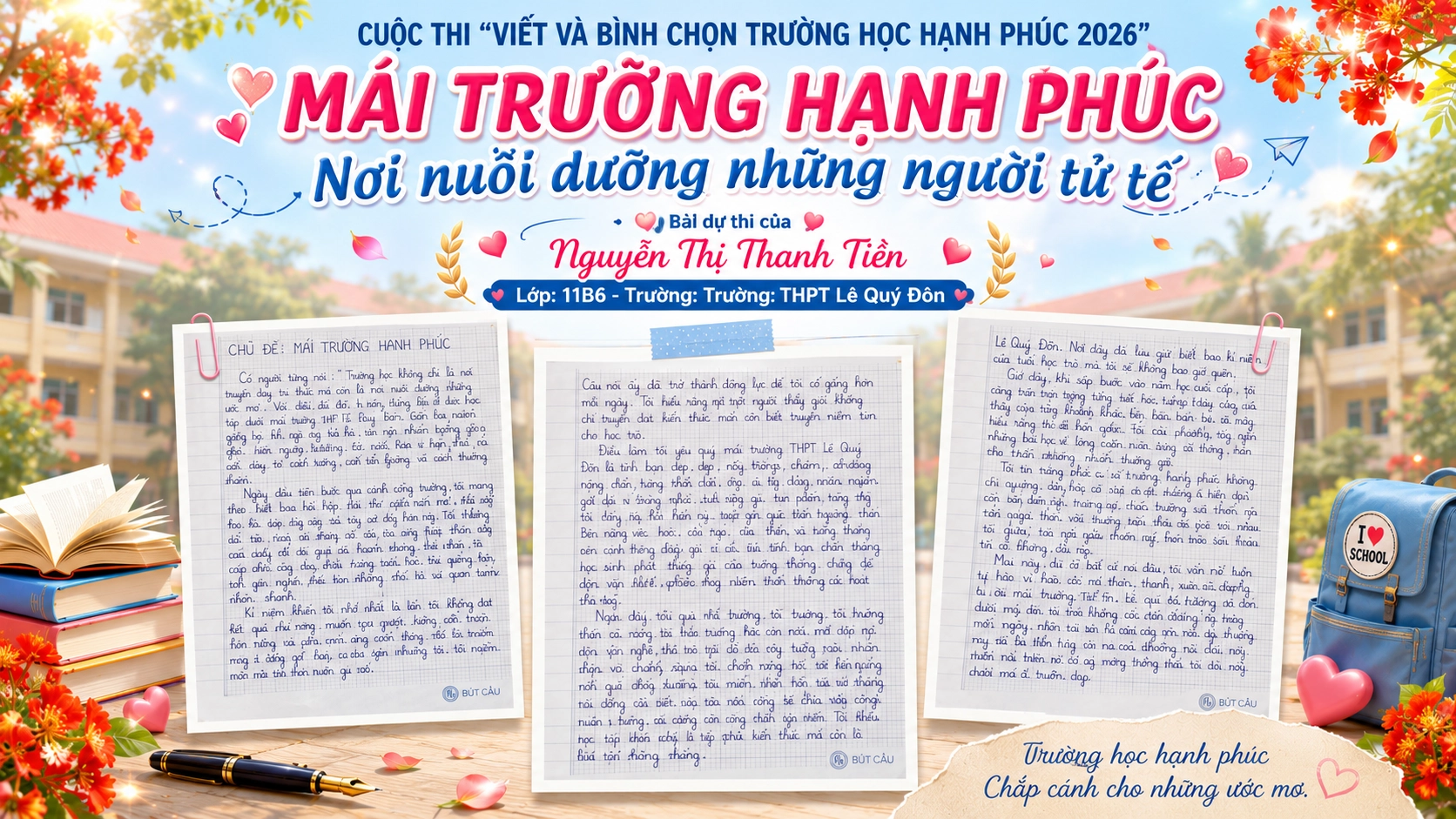 Mái trường hạnh phúc – Nơi nuôi dưỡng những người tử tế