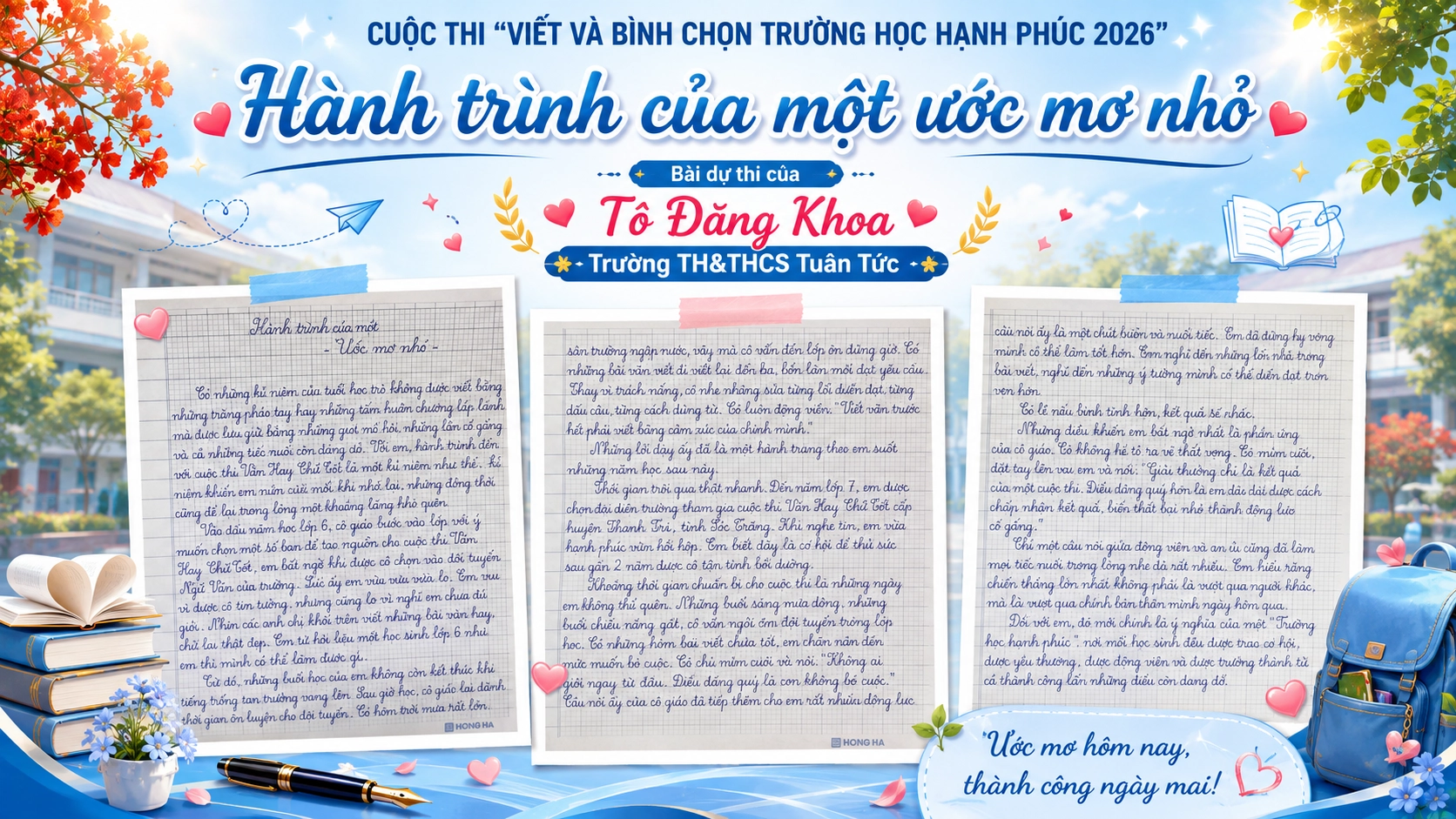 Hành trình của một ước mơ nhỏ