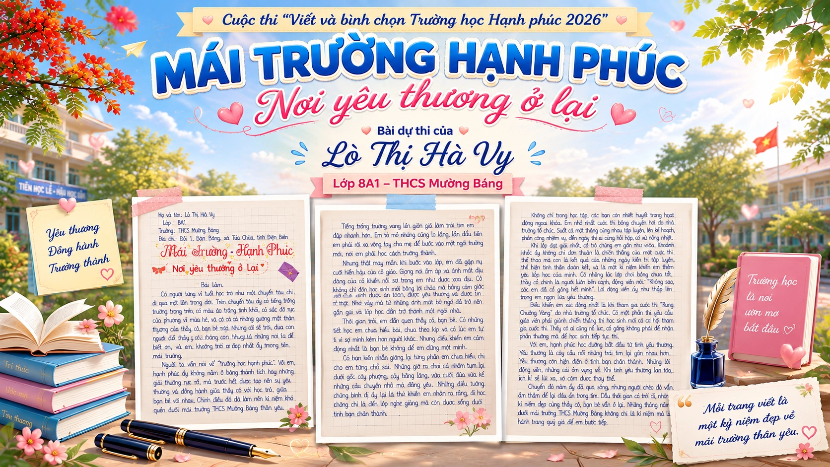 Mái trường hạnh phúc - nơi yêu thương ở lại