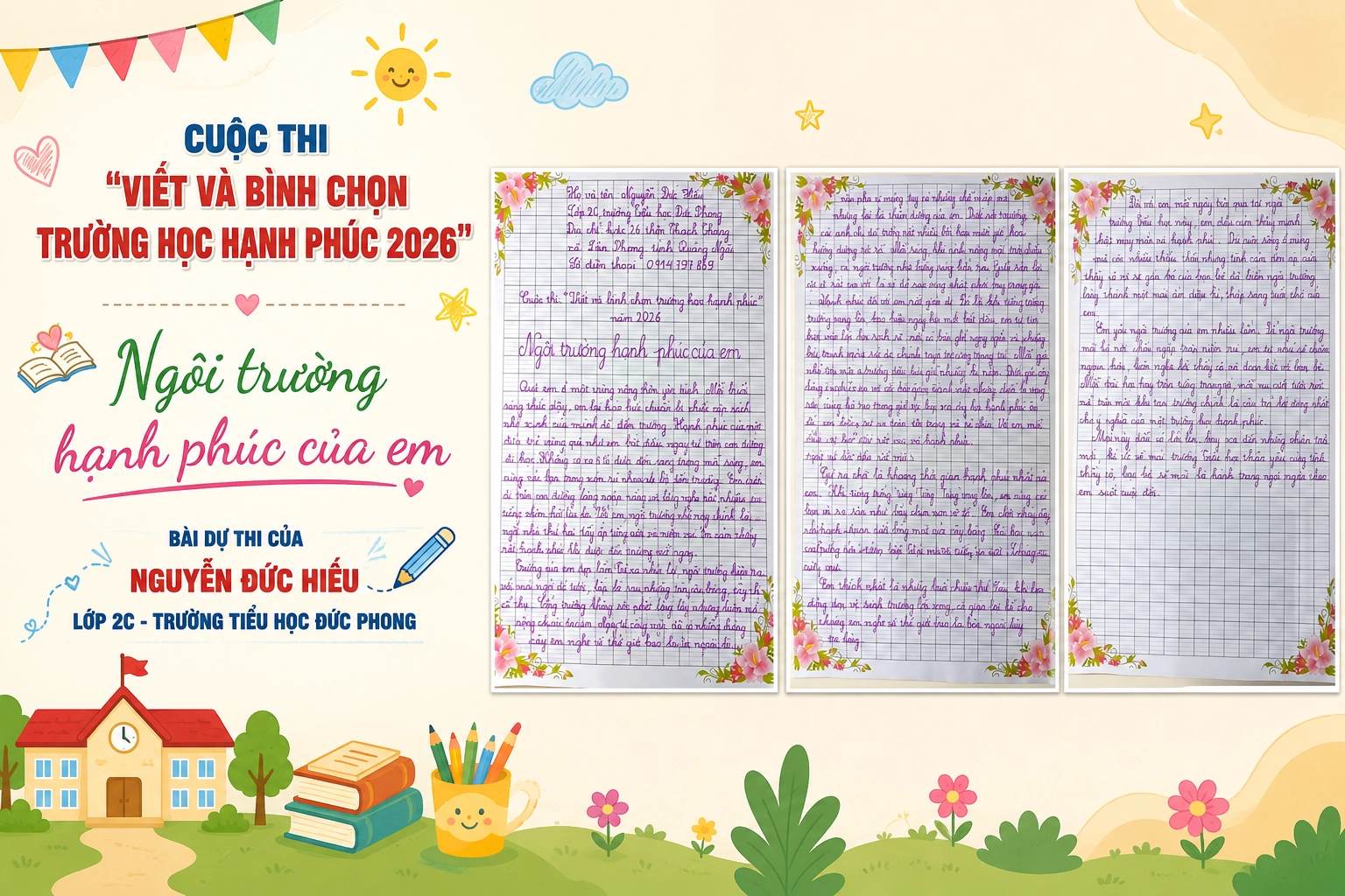 Ngôi trường hạnh phúc của em