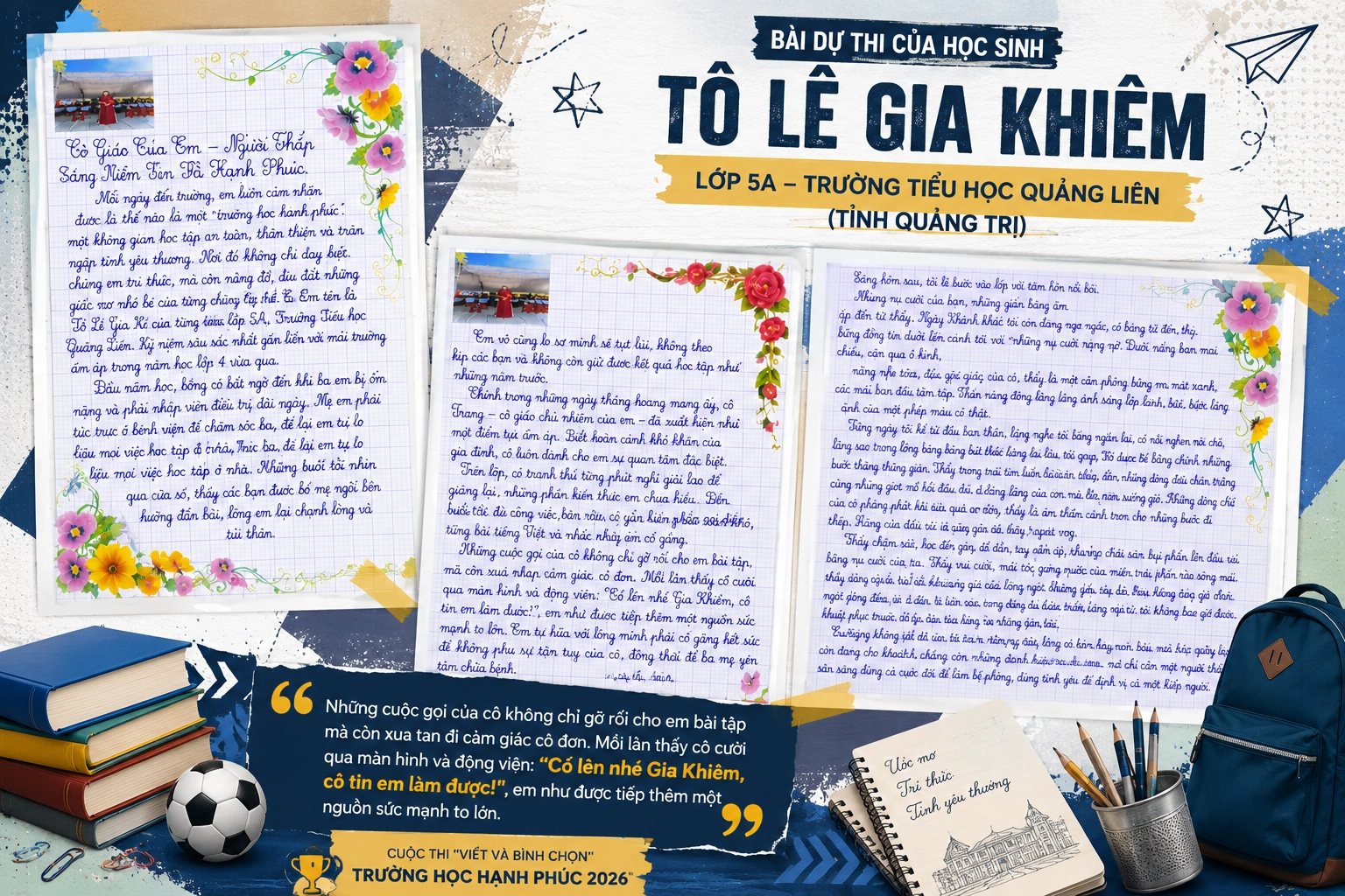 Cô giáo của em – Người thắp sáng niềm tin và hạnh phúc