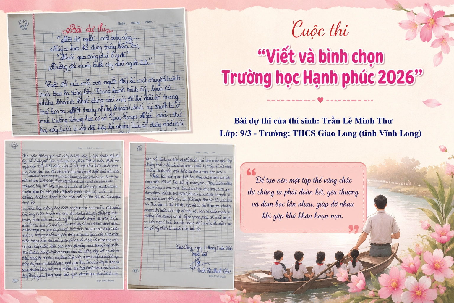 Người lái đò của những năm tháng thanh xuân