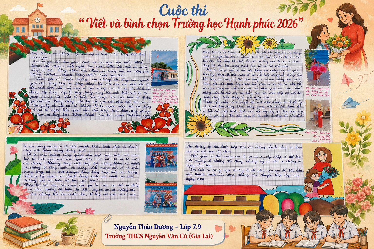 Mái trường đổi thay - tình người còn mãi