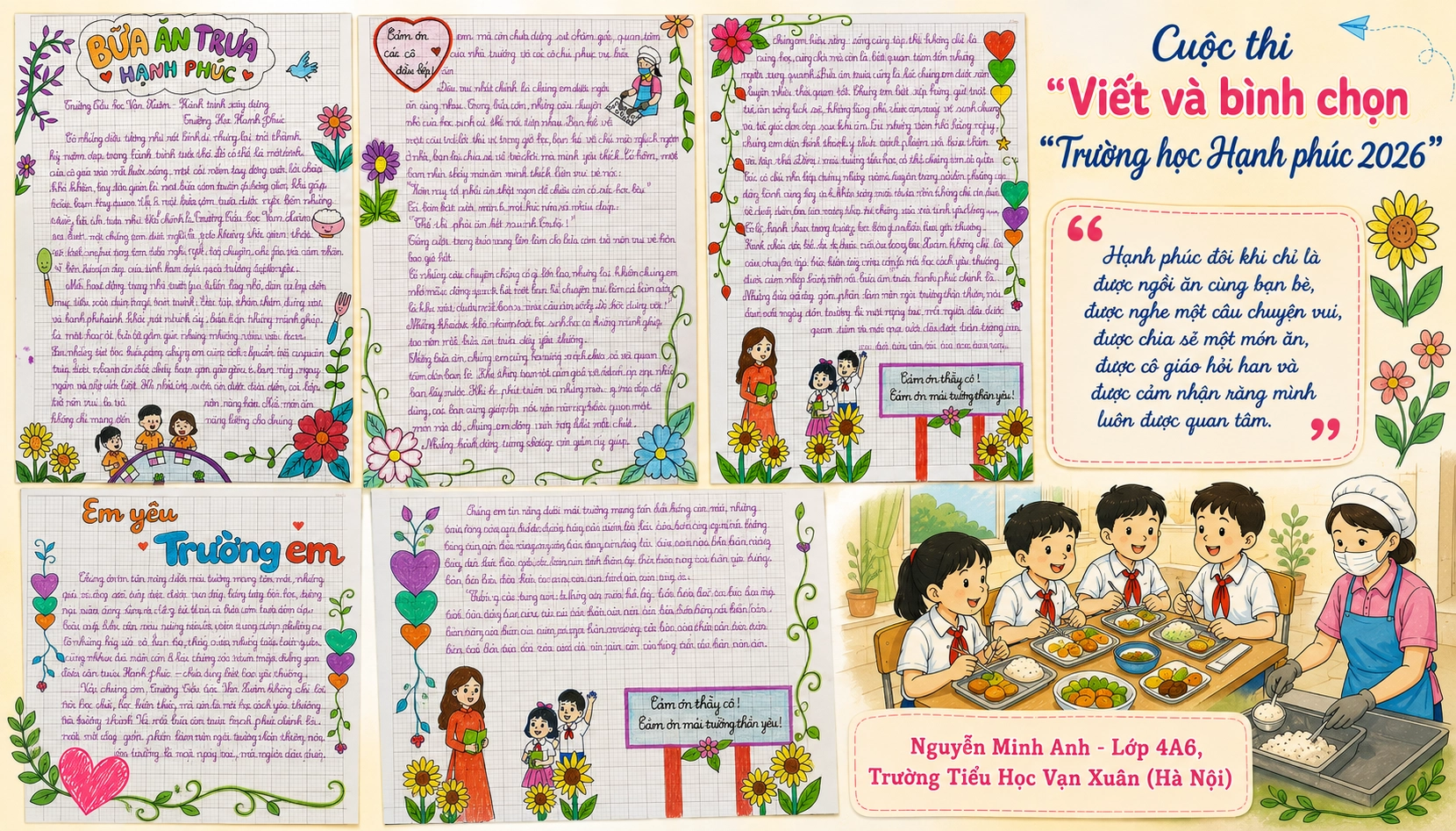 Bữa ăn trưa hạnh phúc