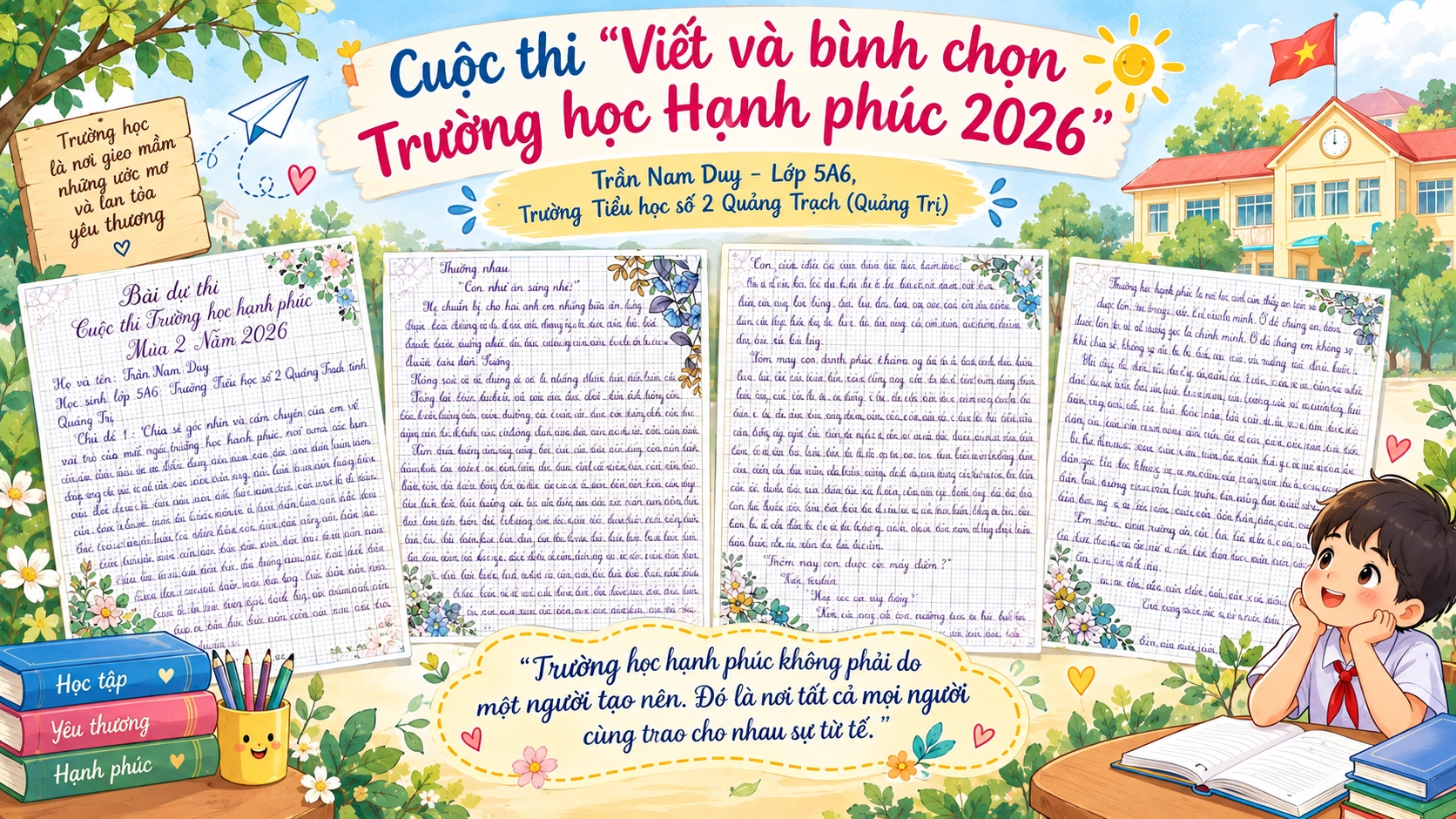 Ở nhà có mẹ - Đến trường có cô