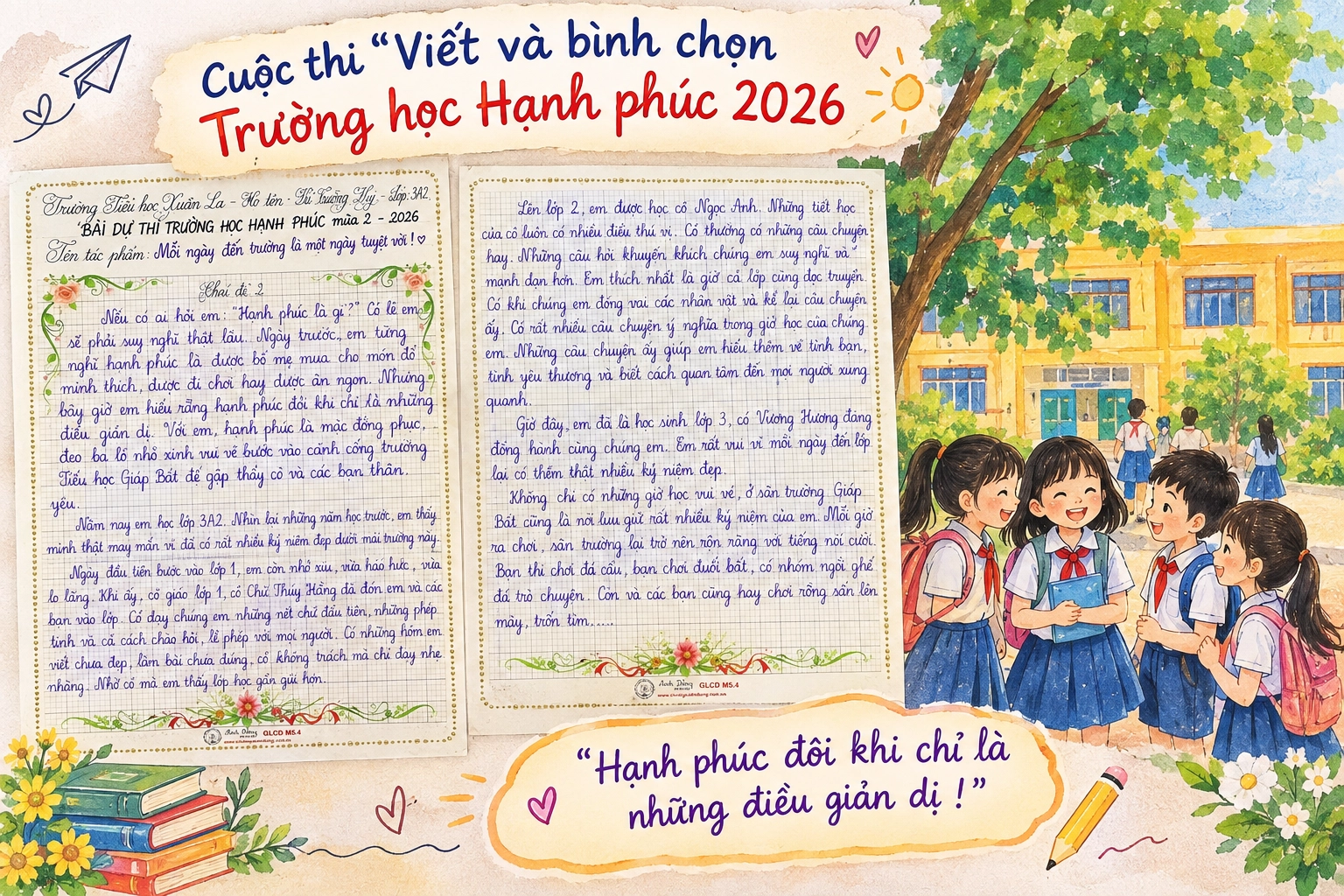 Mỗi ngày đến trường là một ngày tuyệt vời