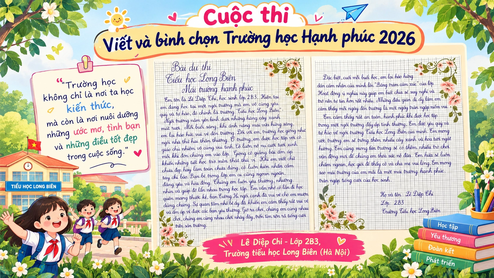 Mái trường hạnh phúc