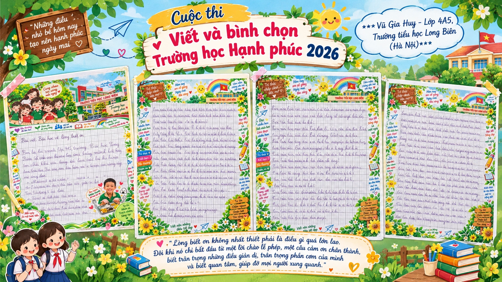 Bài học về lòng biết ơn