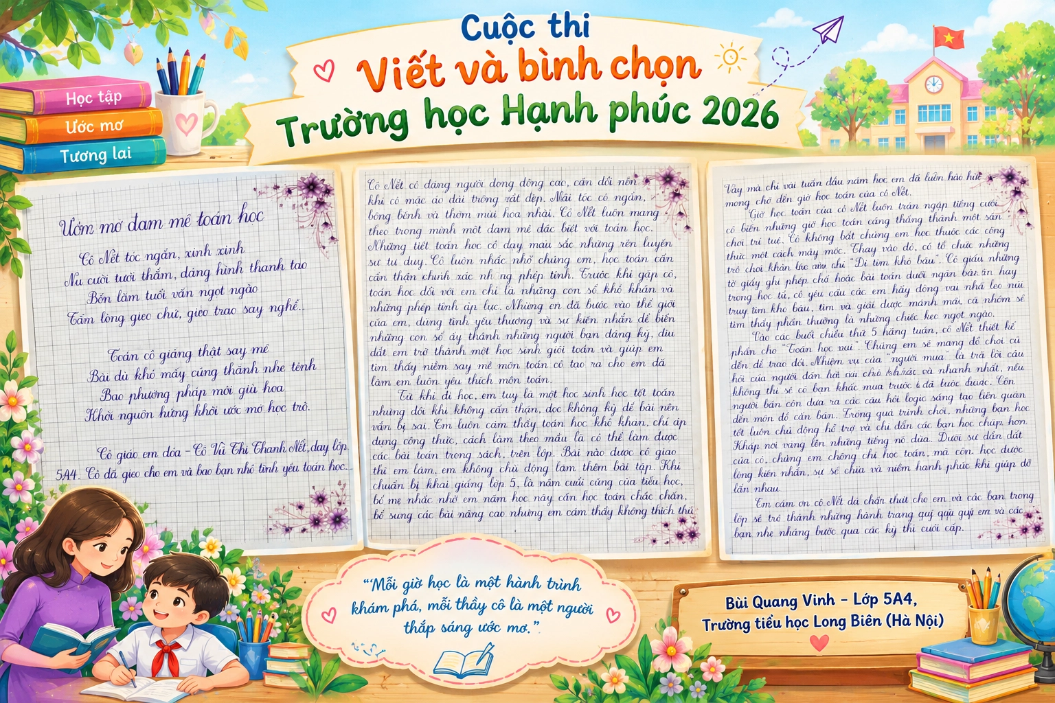 Ươm mầm đam mê toán học
