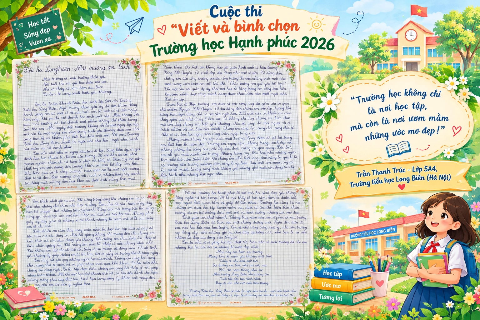 Tiểu học Long Biên - Mái trường an lành