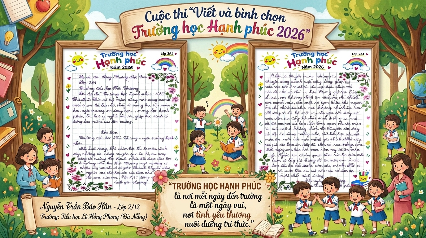 Trường Tiểu học Phú Thượng - ngôi trường hạnh phúc