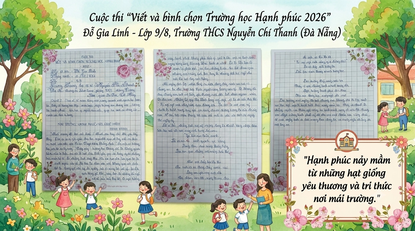 Mái trường hạnh phúc - Nơi gieo mầm bình minh
