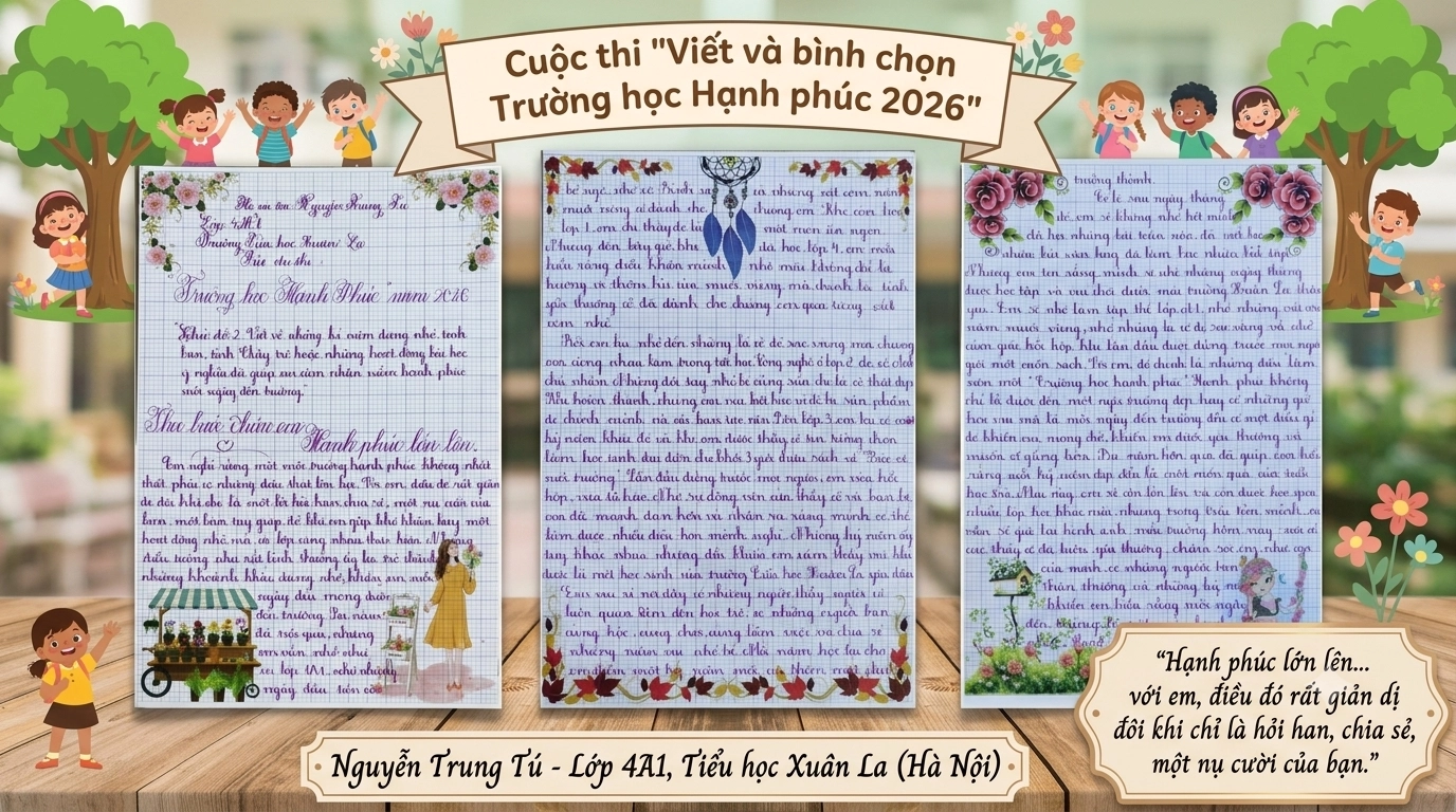 Theo bước chân em, hạnh phúc lớn lên