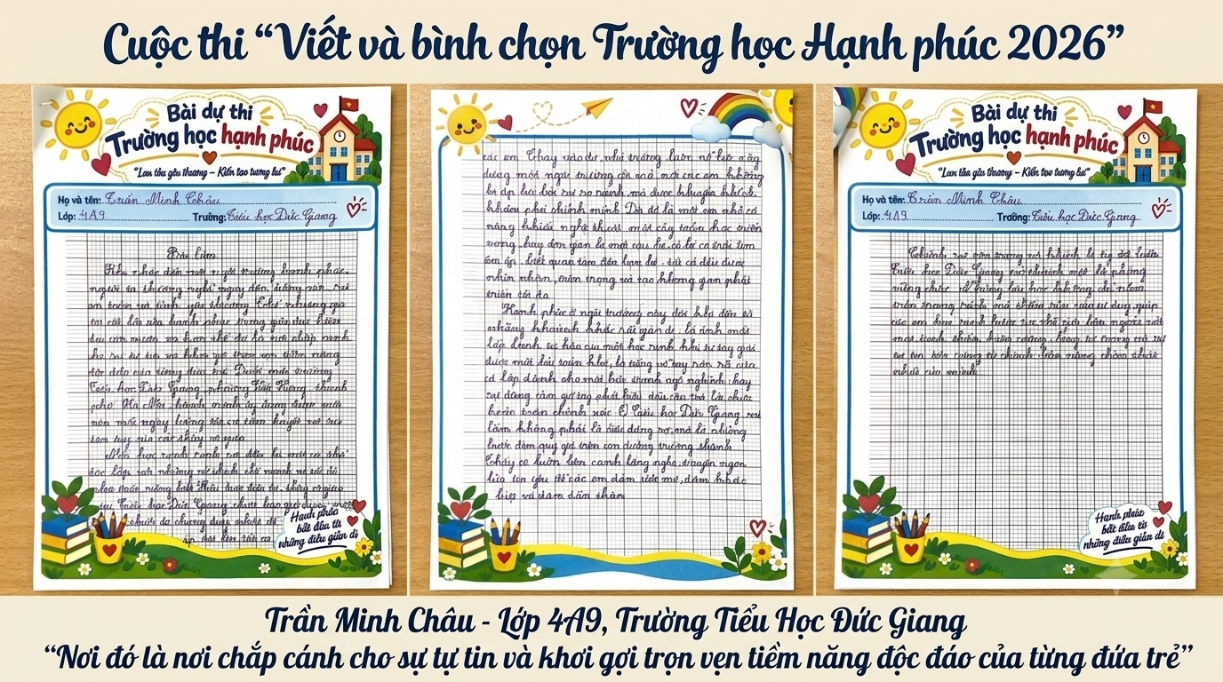 Tiểu học Đức Giang - Nơi em được tỏa sáng